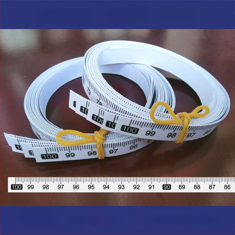 Pašlīmējošs caurspīdīgs lineāls ar centimetru skalu, ūdensizturīga uzlīme