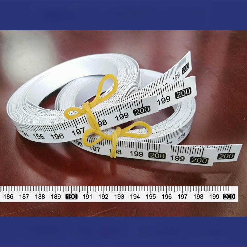 Pašlīmējošs caurspīdīgs lineāls ar centimetru skalu, ūdensizturīga uzlīme