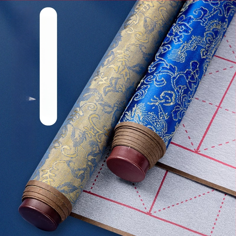 Tan yixuan Vandeninis rašymo audinys kaligrafijos ir teptuko praktikai, ryžių tinklelio dizainas, brokato dizainas, skalbiamas