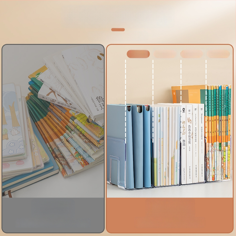 4–lygmens vertikalus bylų laikiklis, 36 skirsniai, PP medžiaga, modelis 9674, bylų organizatorius