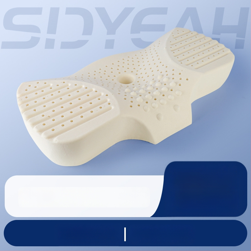 Steano lateksinė pagalvė su drugelio forma, natūralus lateksas >90%, pritaikomas apdorojimas, tinkama visoms sezonoms suaugusiems