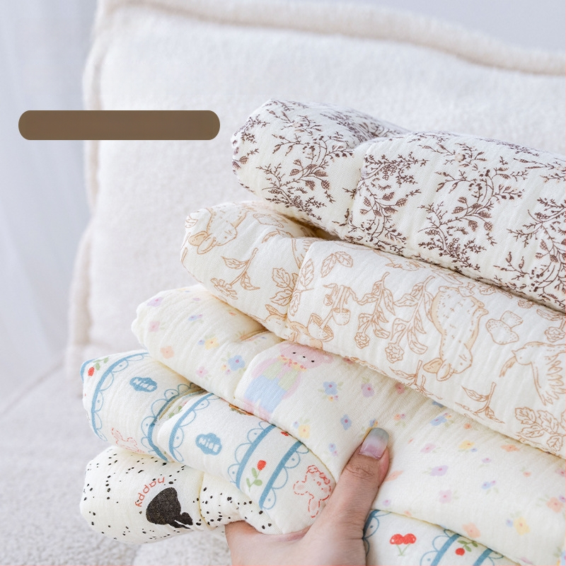 Beebi kärukäru matt – puuvillane istmepadi karikatüriga, kõigi aastaaegade jaoks, sobib 1–3-aastastele