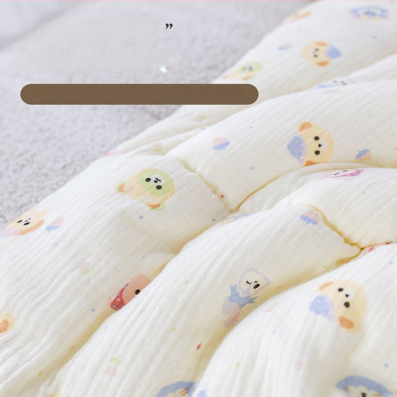 Beebi kärukäru matt – puuvillane istmepadi karikatüriga, kõigi aastaaegade jaoks, sobib 1–3-aastastele