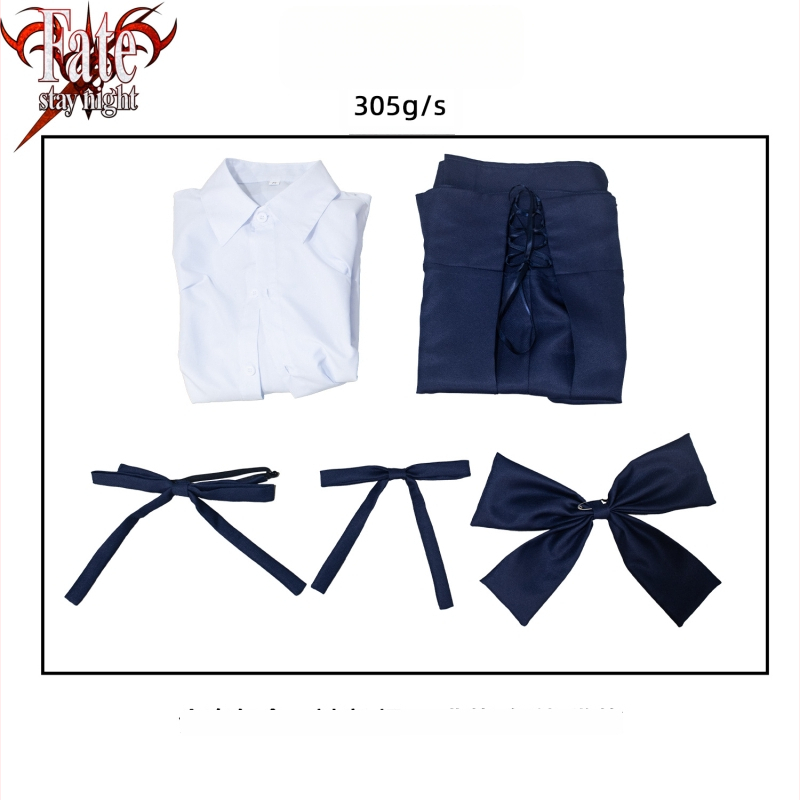 Cosplay kostiumas Saber iš Fate/stay night – japonų stiliaus kasdienė apranga, 2025 m. ruduo, poliesterio audinys, dramos ir anime/vaidmenų žaidimų cosplay