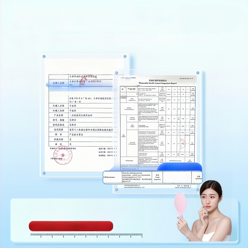 Vienkartinė nerūdijančio plieno aknės adata, skirta komedonams ir juodoms dėmėms (labai plona)