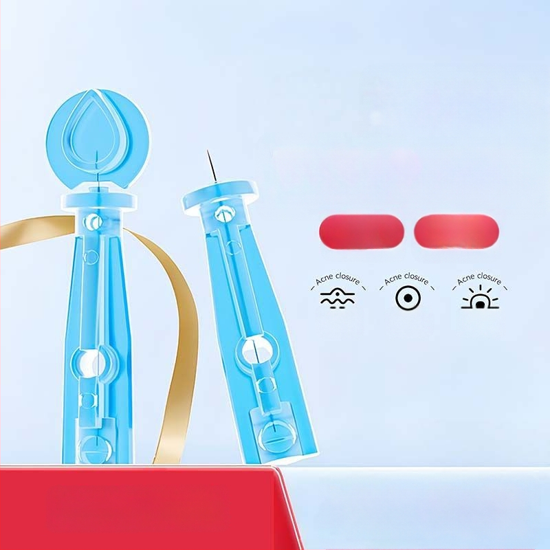 Vienkartinė nerūdijančio plieno aknės adata, skirta komedonams ir juodoms dėmėms (labai plona)