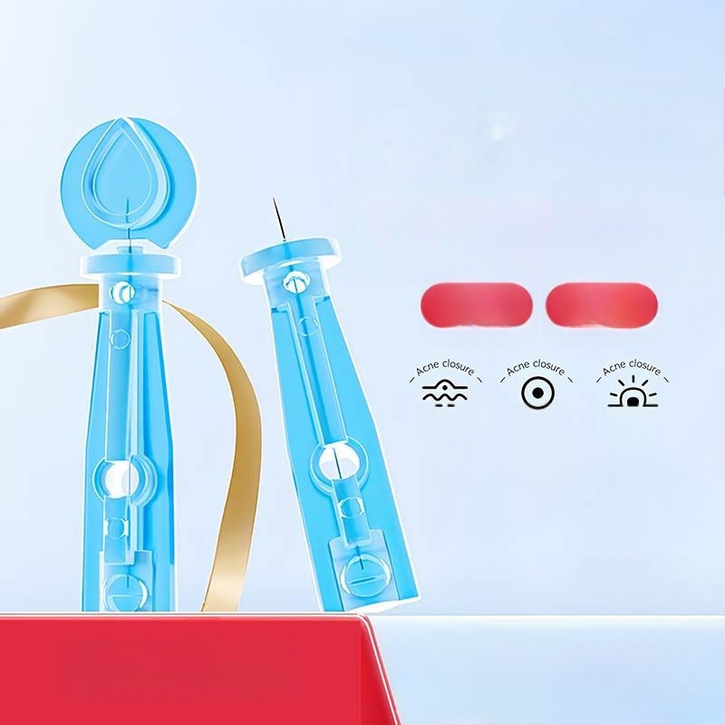 Vienkartinė nerūdijančio plieno aknės adata, skirta komedonams ir juodoms dėmėms (labai plona)