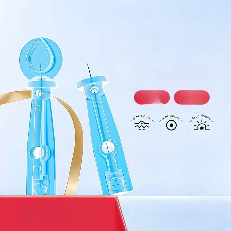 Vienkartinė nerūdijančio plieno aknės adata, skirta komedonams ir juodoms dėmėms (labai plona)