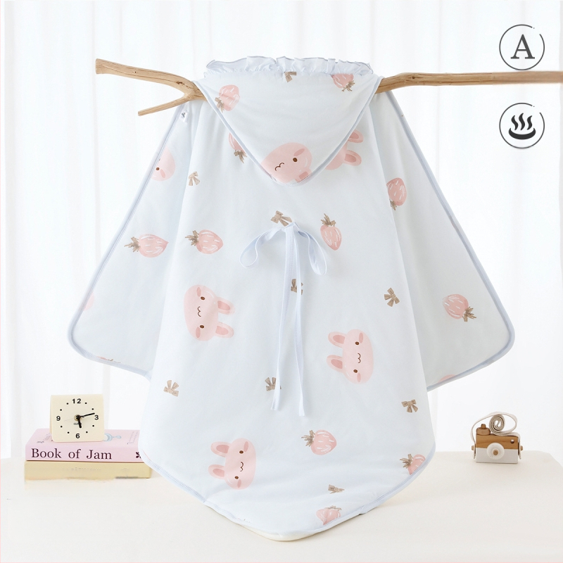 Naujagimių gimdymo palatos pledas, tankus medvilninis pledas su poliesterio užpildais, gyvūnų raštas, pavasaris, ruduo ir žiema