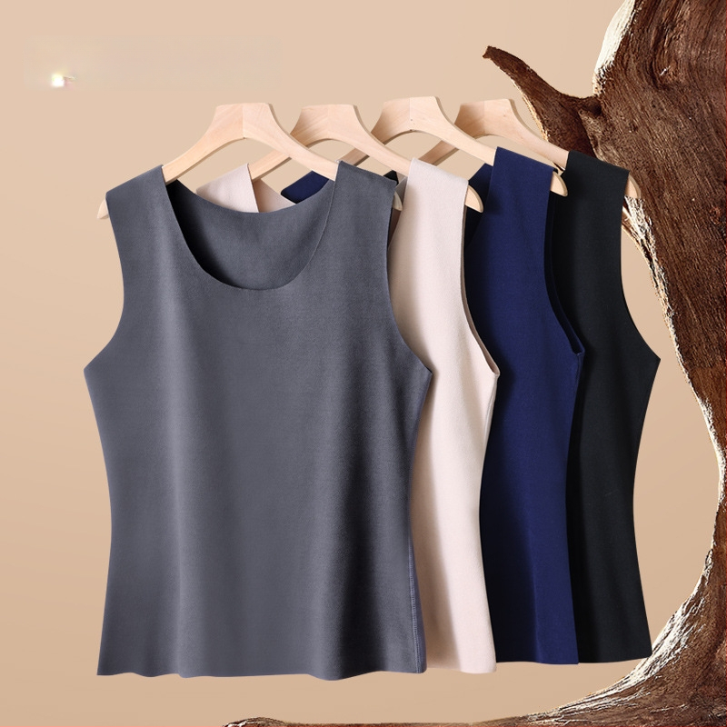 Vyrams stora termo liemenė su fliso viduje, su patch, U formos kaklo iškirptė, be užtrauktuko, 70-80% poliesterio, 201-250 g/m²