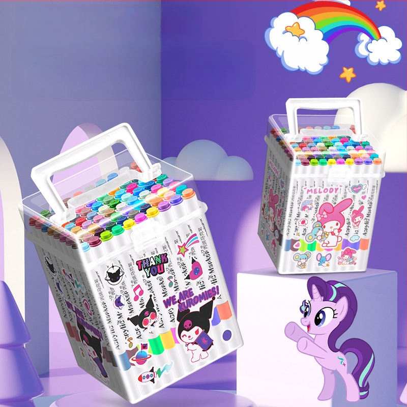 Akrilinis žymeklis vaikams — atsparus vandeniui, plaunamas, DIY akvarelės žymeklis