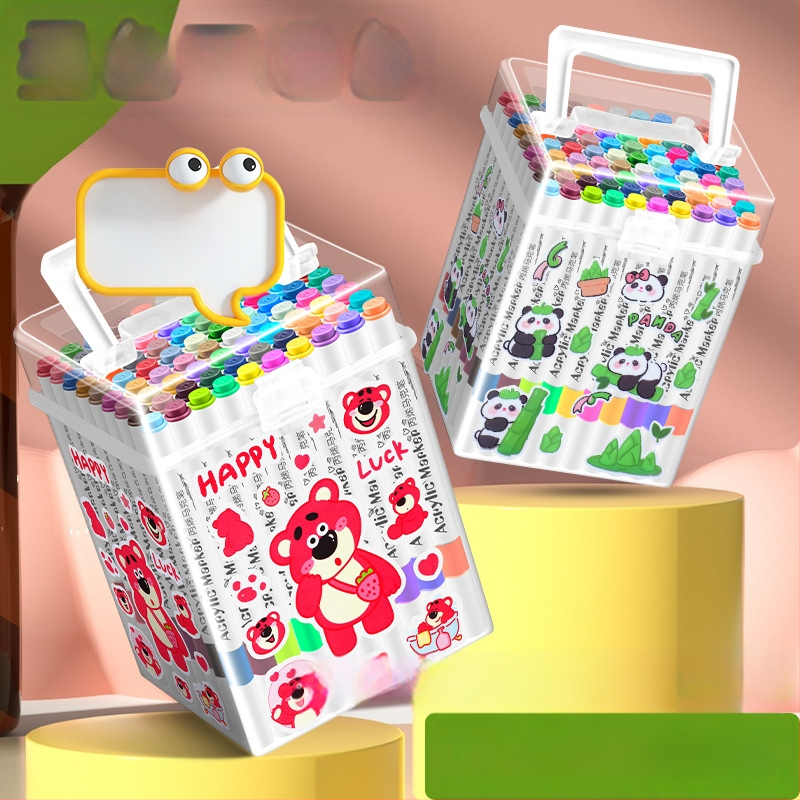 Akrilinis žymeklis vaikams — atsparus vandeniui, plaunamas, DIY akvarelės žymeklis