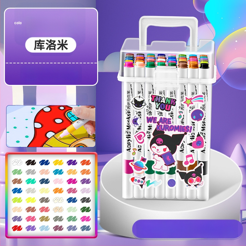 Akrilinis žymeklis vaikams — atsparus vandeniui, plaunamas, DIY akvarelės žymeklis