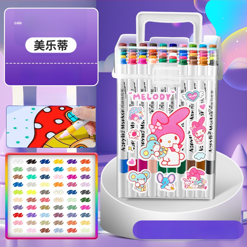 Akrilinis žymeklis vaikams — atsparus vandeniui, plaunamas, DIY akvarelės žymeklis