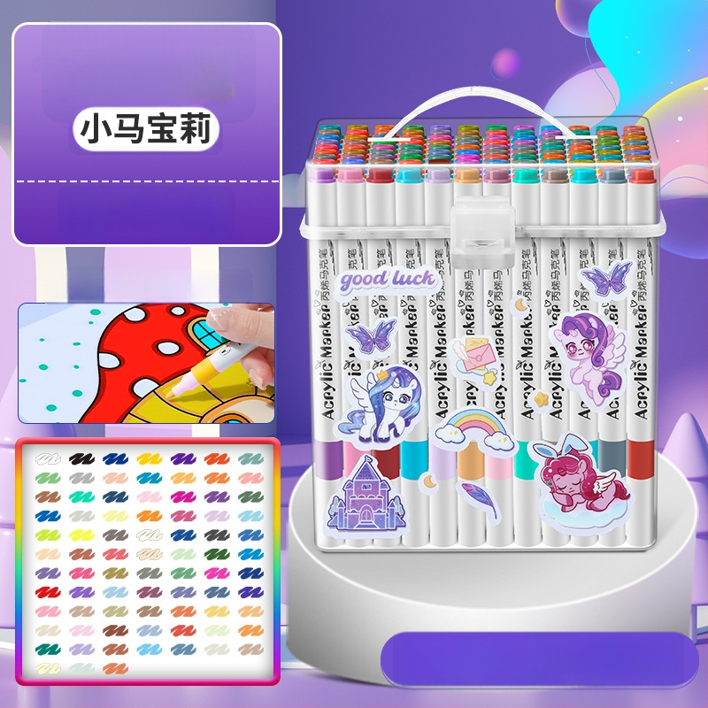 Akrilinis žymeklis vaikams — atsparus vandeniui, plaunamas, DIY akvarelės žymeklis