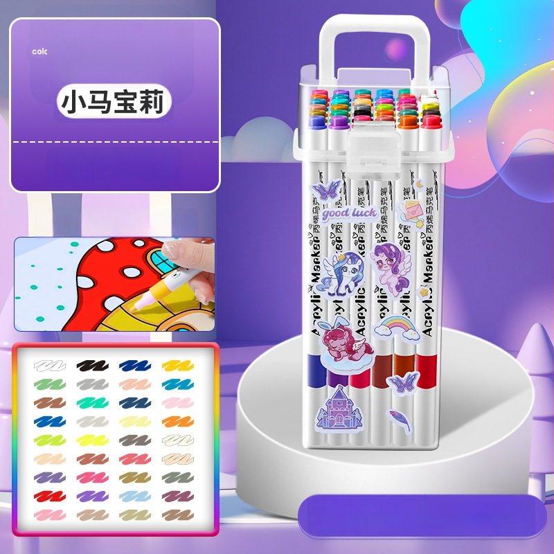 Akrilinis žymeklis vaikams — atsparus vandeniui, plaunamas, DIY akvarelės žymeklis