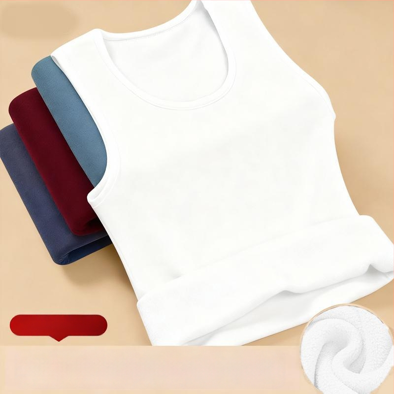 Termiline varrukateta alus vest - fleecevooder, 95% polüester, vaba lõige, sügiseks