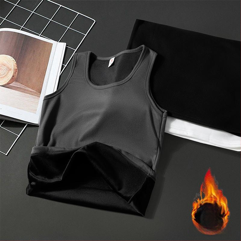 Termiline varrukateta alus vest - fleecevooder, 95% polüester, vaba lõige, sügiseks