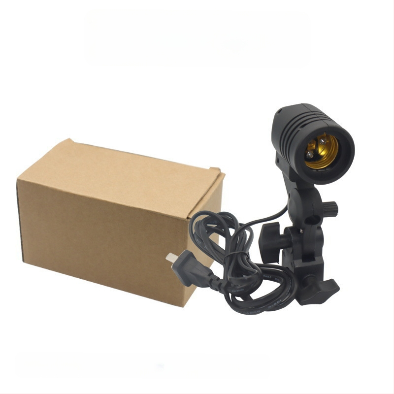 Fotografinis papildomas apšvietimas su E27 galva, 45–100W, spalvos temperatūra 2500K–9900K, 220V, modelis 000504