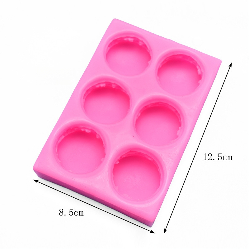 Silicone makaronu formu komplekts – apaļas cepamformas fondantam, šokolādei un cepumiem