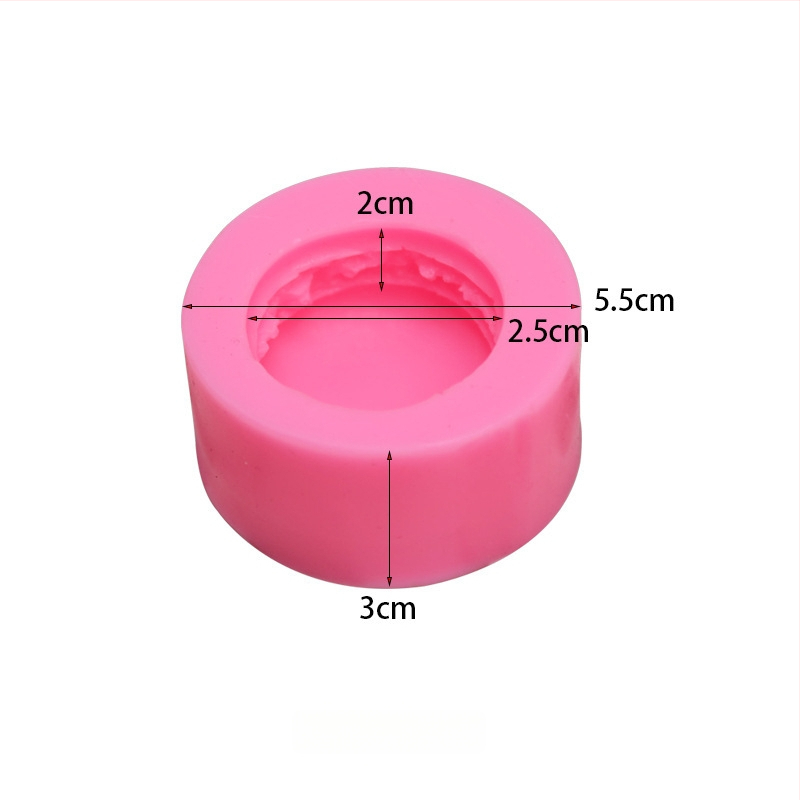 Silicone makaronu formu komplekts – apaļas cepamformas fondantam, šokolādei un cepumiem