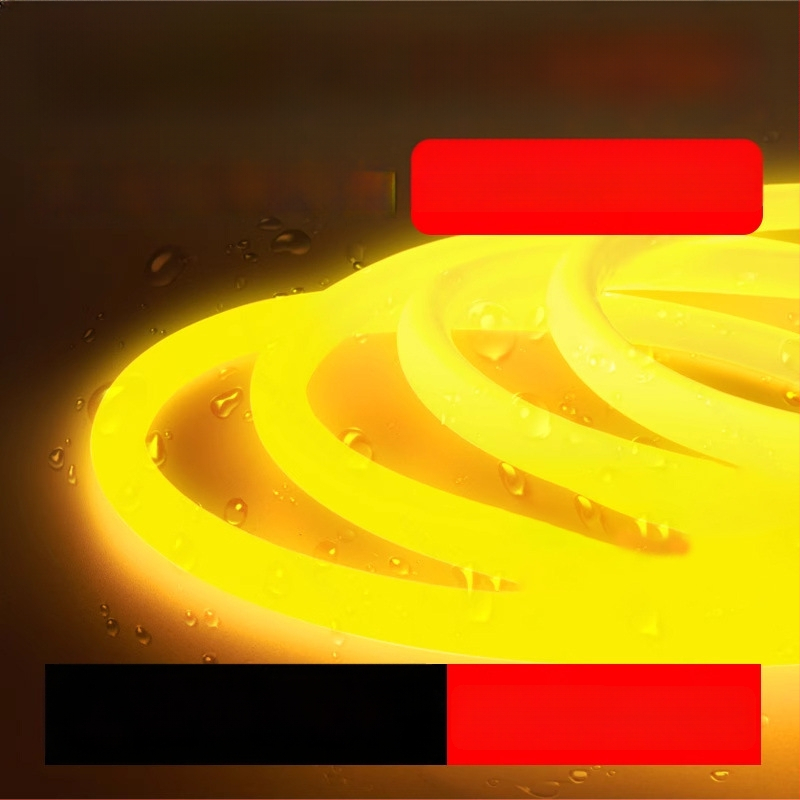 LED apvalios formos 360° lanksti šviesos juostelė lauko reklamai — monochromatinė, 2835 modelis, 120 LED, 220V, 12W