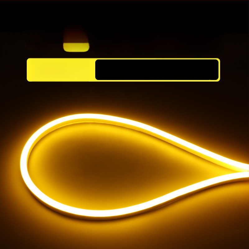 LED apvalios formos 360° lanksti šviesos juostelė lauko reklamai — monochromatinė, 2835 modelis, 120 LED, 220V, 12W