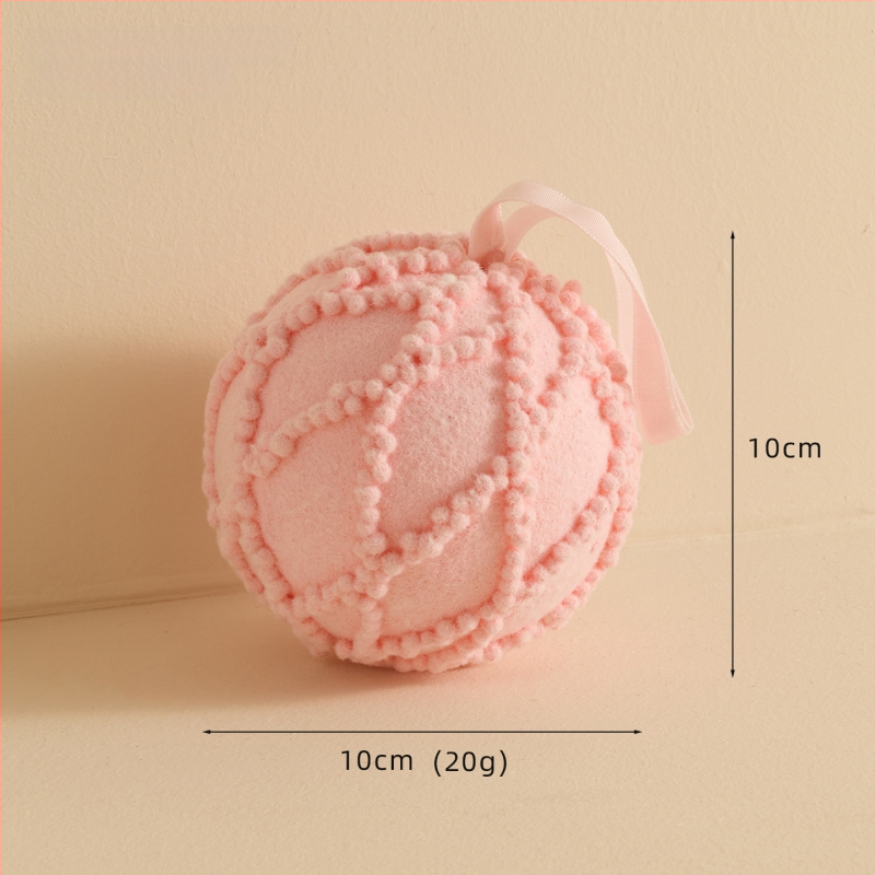 Ziemassvētku kulons ar sniega pūciņu un konfekšu nūjiņu, materiāls Bubble, Ziemassvētku stils, iepakojums atsevišķi