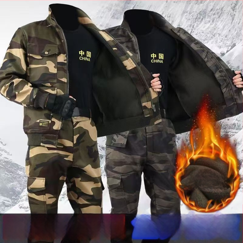 Atsparūs dilimui vyriški darbo drabužiai — nailono audinys, pagrindinis linas, suaugęs vyras, su kaklo etikete