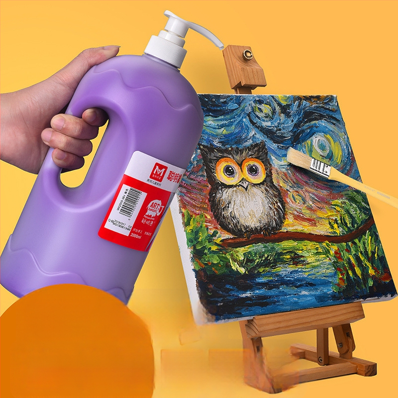 Meibang akrüülseina värv, 2000 ml kann, käsitsi maalitud seina kunstiks