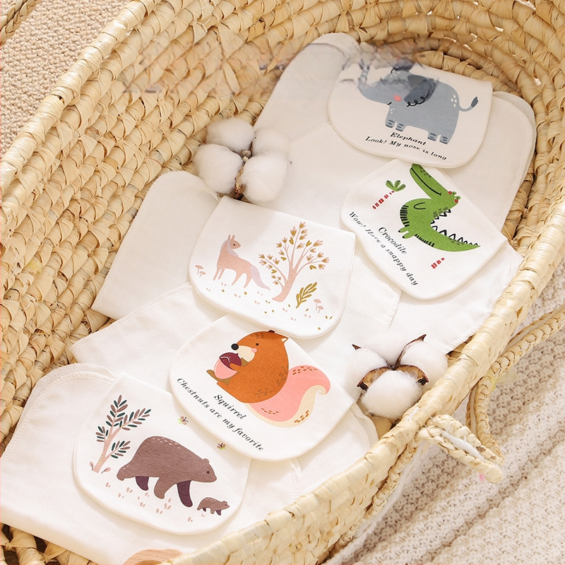 Vaikų medvilninis rankšluostis su karikatūrų dizainu, spauda ir paprastas audimas, pritaikomas