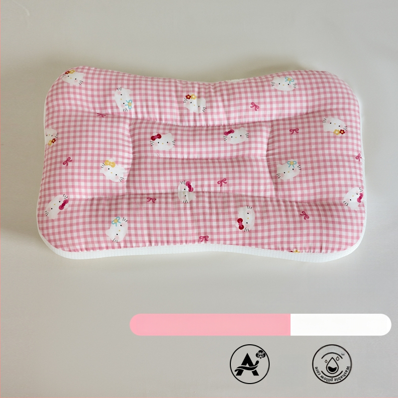 LIFE HOME Vaikų kaklo palaikymo miego pagalvė – aukštis 3–7 cm, poliesterio pluošto užpildas, svoris 0–0,5 kg