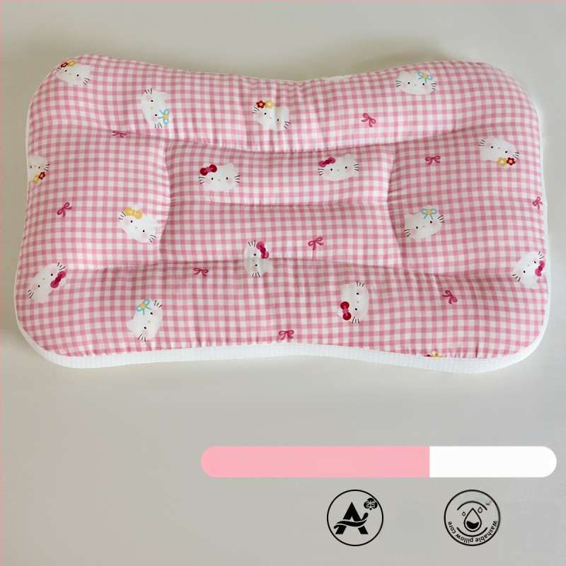 LIFE HOME Vaikų kaklo palaikymo miego pagalvė – aukštis 3–7 cm, poliesterio pluošto užpildas, svoris 0–0,5 kg