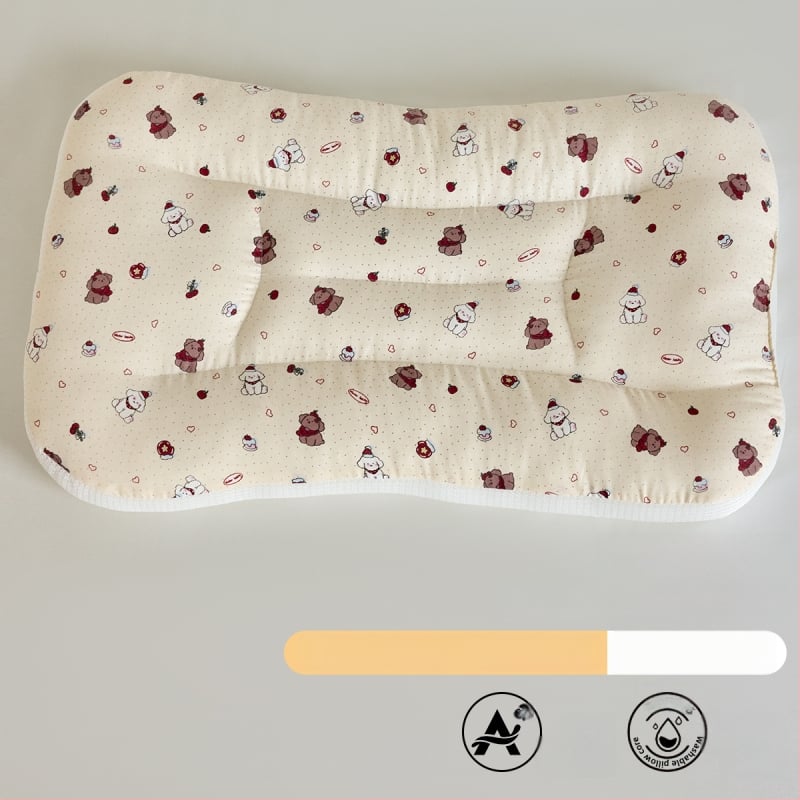 LIFE HOME Vaikų kaklo palaikymo miego pagalvė – aukštis 3–7 cm, poliesterio pluošto užpildas, svoris 0–0,5 kg