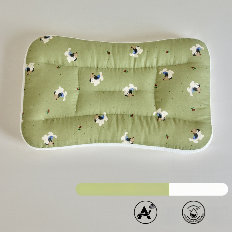 LIFE HOME Vaikų kaklo palaikymo miego pagalvė – aukštis 3–7 cm, poliesterio pluošto užpildas, svoris 0–0,5 kg