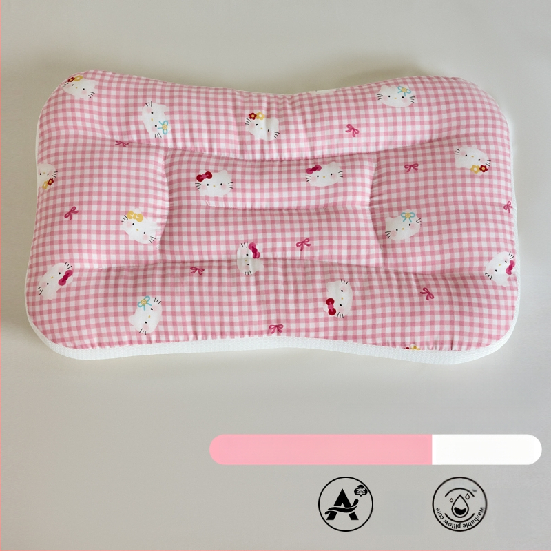 LIFE HOME Vaikų kaklo palaikymo miego pagalvė – aukštis 3–7 cm, poliesterio pluošto užpildas, svoris 0–0,5 kg