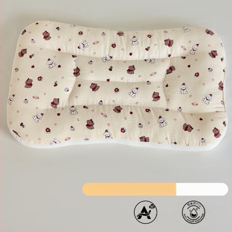 LIFE HOME Vaikų kaklo palaikymo miego pagalvė – aukštis 3–7 cm, poliesterio pluošto užpildas, svoris 0–0,5 kg