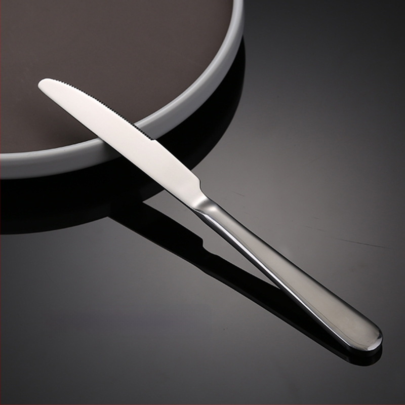 Nerūdijančio plieno peilių, šaukštų ir šakelių rinkinys – vienalytis dizainas, šiuolaikiškas ir paprastas stilius, specifikacijos 888