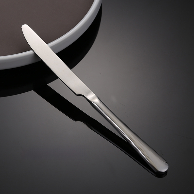 Nerūdijančio plieno peilių, šaukštų ir šakelių rinkinys – vienalytis dizainas, šiuolaikiškas ir paprastas stilius, specifikacijos 888