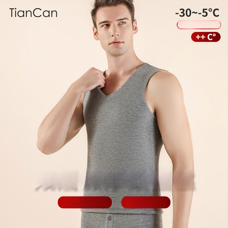 Termilise soojendusega vest antibakteriaalsete omadustega, kahekihiline polüestri kangas