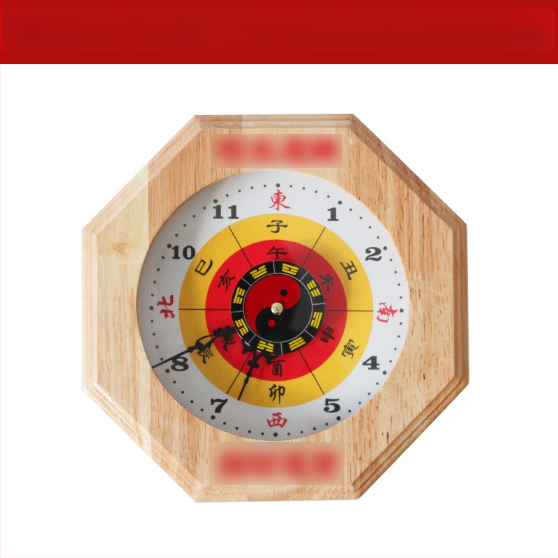 Medinis sieninis laikrodis su keturių metų laikų motyvu, tradicinis liaudies dizainas, 600 g, Xuanyi