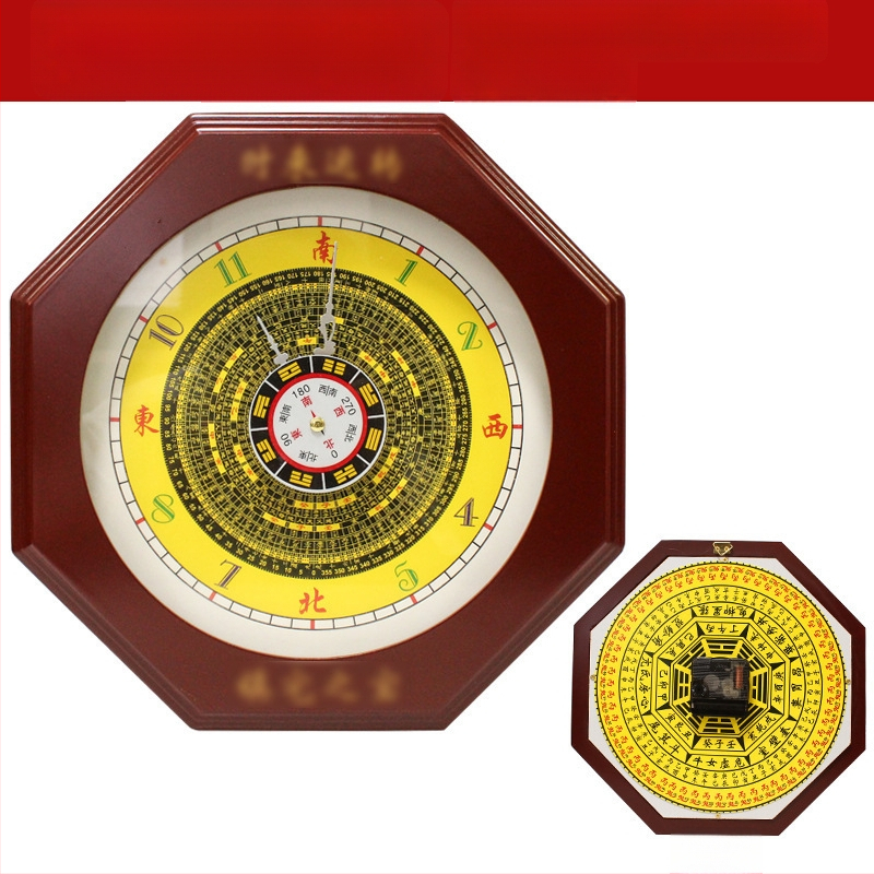 Medinis sieninis laikrodis su keturių metų laikų motyvu, tradicinis liaudies dizainas, 600 g, Xuanyi