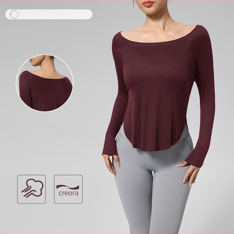 Jogos viršūnė - Laisvas kirpimas, klubų ilgis, ilgos rankovės, 80% nailonas + 20% spandekso, drėgmės reguliavimas, greitas džiūvimas