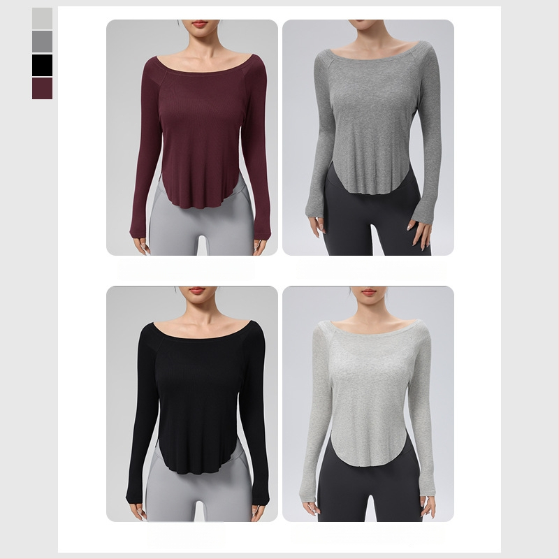 Jogos viršūnė - Laisvas kirpimas, klubų ilgis, ilgos rankovės, 80% nailonas + 20% spandekso, drėgmės reguliavimas, greitas džiūvimas