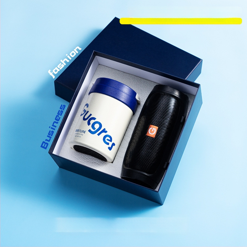 Good luck verslo dovanos komplektas iš metalo, šiuolaikiškas minimalistinis stilius, pritaikytas logotipas suvenyras