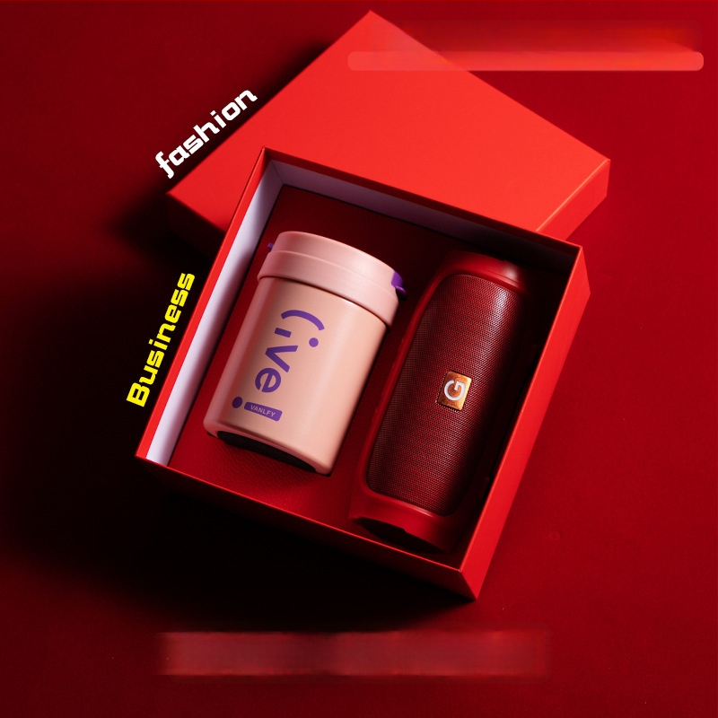 Good luck verslo dovanos komplektas iš metalo, šiuolaikiškas minimalistinis stilius, pritaikytas logotipas suvenyras