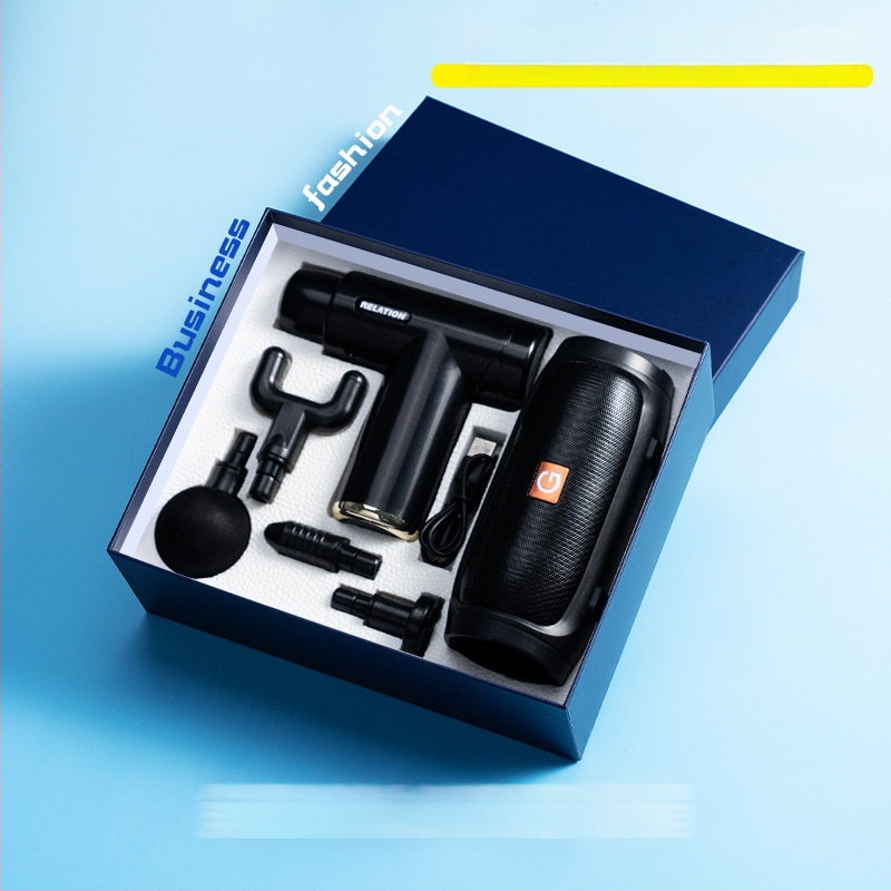 Good luck verslo dovanos komplektas iš metalo, šiuolaikiškas minimalistinis stilius, pritaikytas logotipas suvenyras