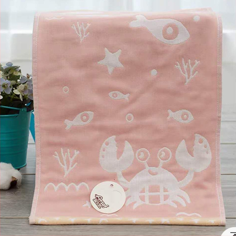 Kūdikio veido rankšluostis – 100% medvilnė, žakardinė audinys, 80–100 g, vaikams