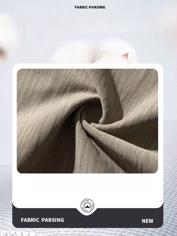 Laisvo kirpimo trumpom rankovėm T-shirt iš slub medvilnės, apvali kaklo linija, 100% medvilnė