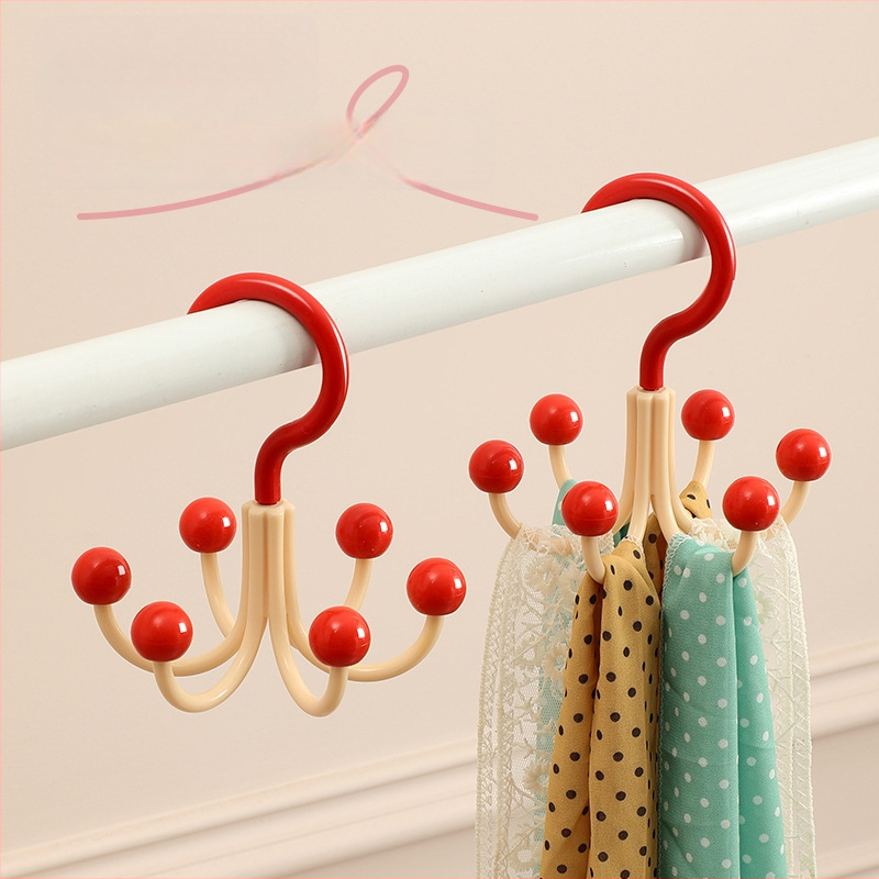 Šešių kablių multifunkcinė kabykla krepšiams ir drabužiams – aukštos mangano plienas, daugiau nei trijų eilių kabliukai, 1-3 kg talpa